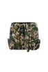 Come And Go Cargo Pocket Mini Skirt SKIRT EDGE Small Taupe Combo